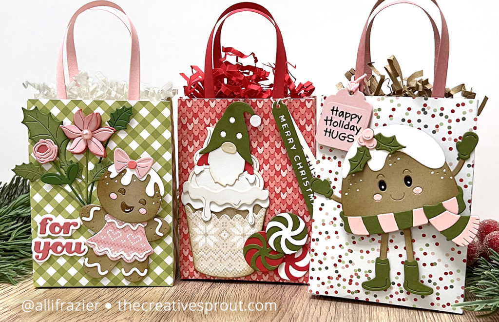 10 Pieces Christmas Gift Bags, Party Holiday Gift Bags Tote Bags, Multiple  Sizes for Various Occasions - AliExpress