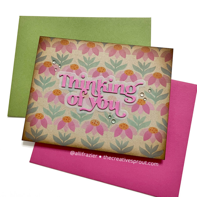 2-For-1 Stenciled Cards