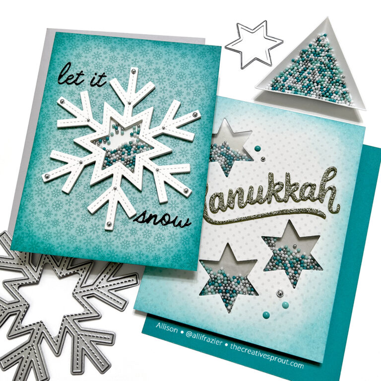 Winter Shaker Cards