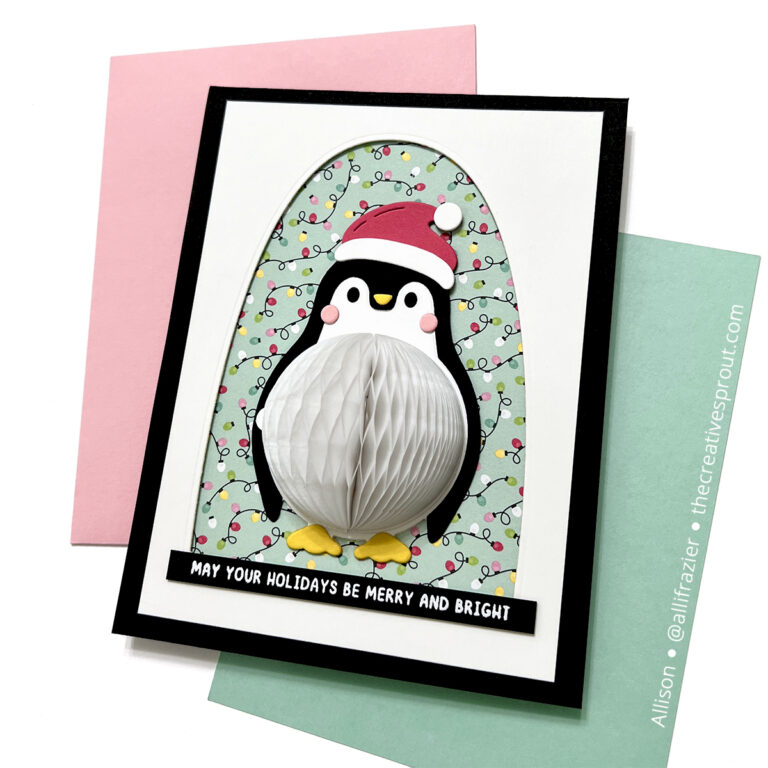 Adorable Interactive Penguin Card